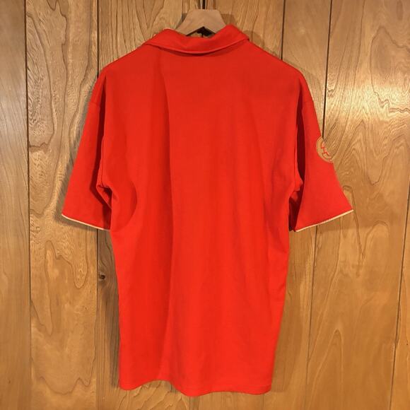 FB Battery Red Soccer Jersey Polo Shirt Large - Picture 7 of 8